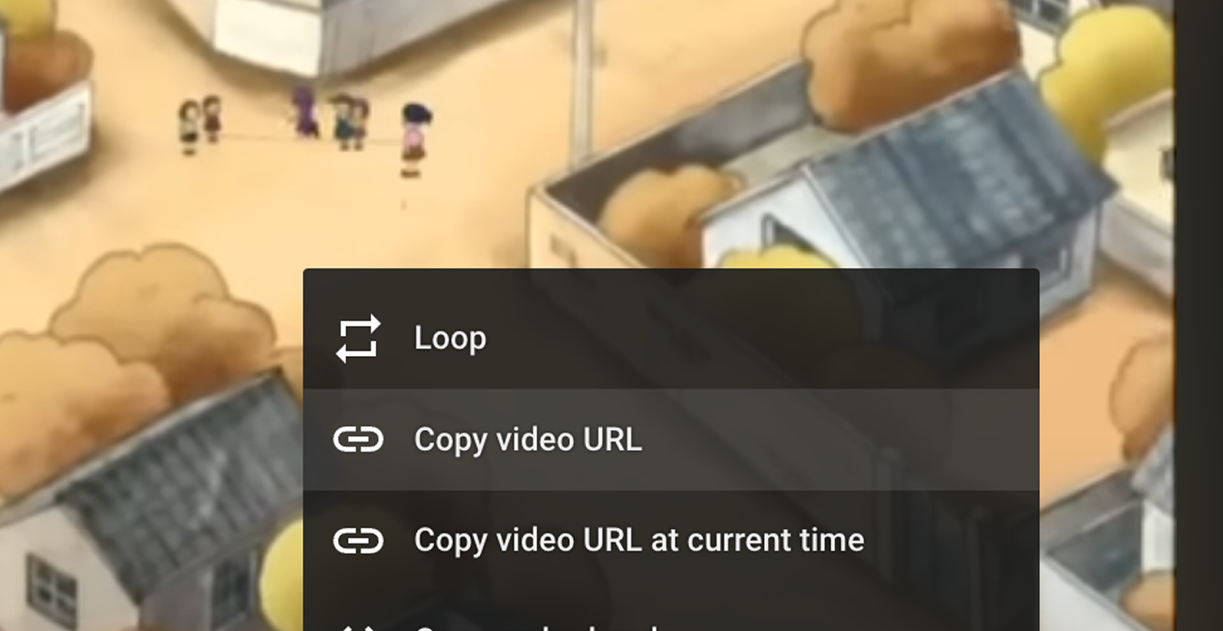 Step1: Get YouTube video link